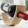 Floating Wooden Wine Bottle Holder Woolance InnovaGoods