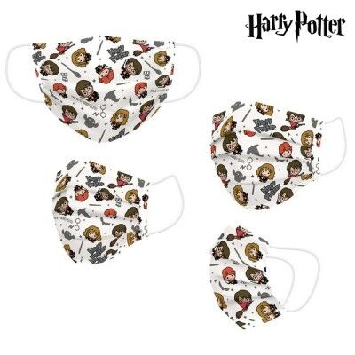 Hygienic Reusable Fabric Mask Harry Potter Beige