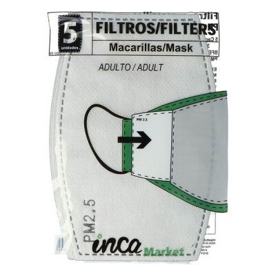 Masken-Filter Market PM2.5 Inca Erwachsene (5 pcs)