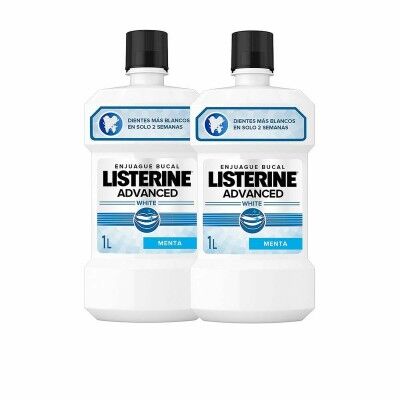 Mundspülung Listerine Advanced White Bleichmittel (2 x 1 L)