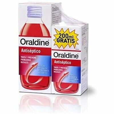 Enjuague Bucal Oraldine Antiséptico (400 ml + 200 ml)