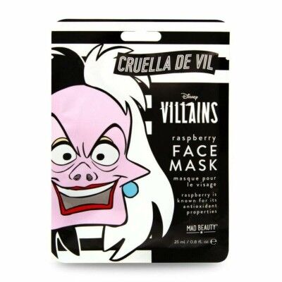 Gesichtsmaske Mad Beauty Disney Villains Cruella Himbeere (25 ml)