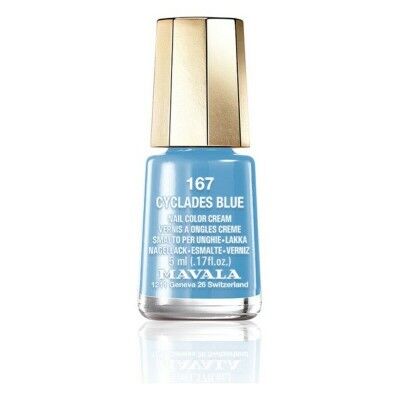 Vernis à ongles Mavala Nail Color Cream 167-cyclades blue (5 ml)