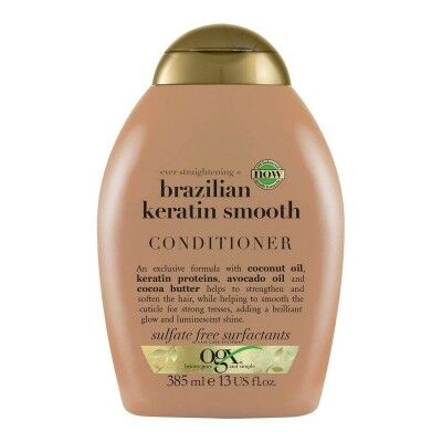 Après-shampooing OGX Brazilian Keratin Lissant 385 ml