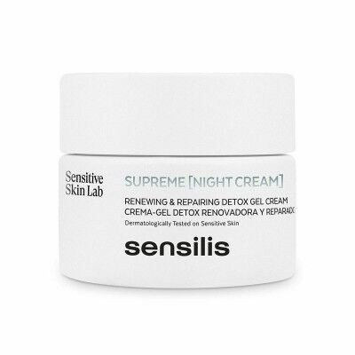 Anti-Wrinkle Night Cream Sensilis Supreme Real Detox (50 ml)