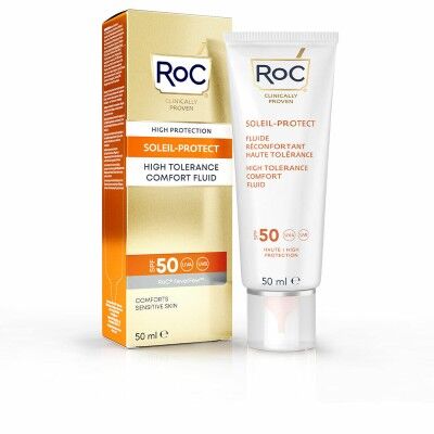 Protezione Solare Roc High Tolerance Pelli sensibili SPF 50 (50 ml)