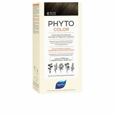Tintura Permanente PHYTO PhytoColor 6-rubio oscuro Senza ammoniaca