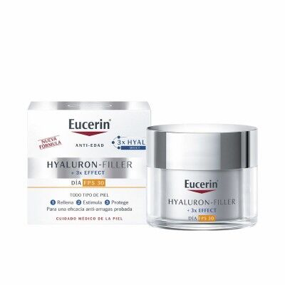 Crema Antiedad de Día Eucerin Hyaluron Filler 3x Effect 50 ml SPF 30