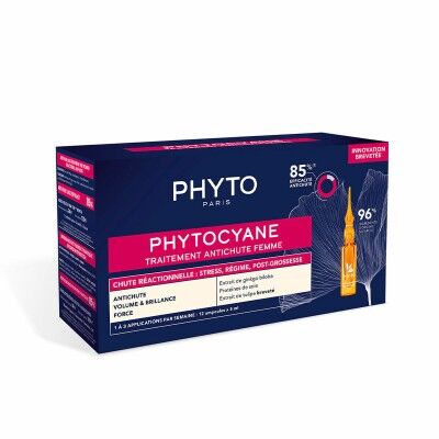 Ampoules antichute de cheveux Phyto Paris Phytocyane Reactionelle 12 x 5 ml