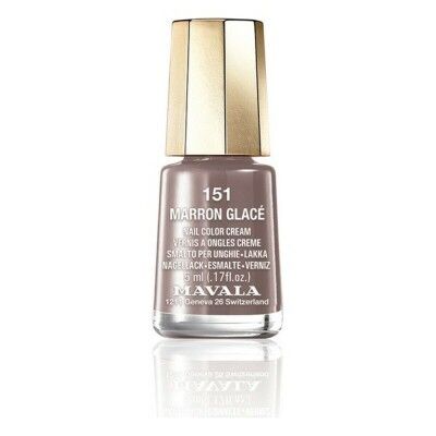 Nail polish Nail Color Mavala 151-marron glace (5 ml)