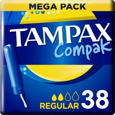 Tampons Réguliers Tampax Compak 38 unidades