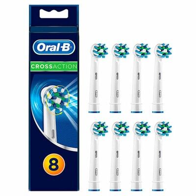 Replacement Head Oral-B Cross Action 8 Units
