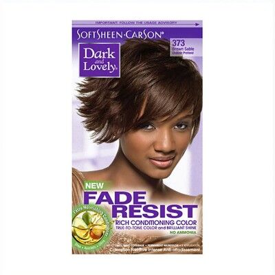 Permanent Dye Soft & Sheen Carson Dark and Lovely Nº 373 Brown