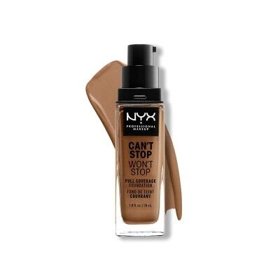 Base de Maquillage Crémeuse NYX Can't Stop Won't Stop 30 ml Mahogany