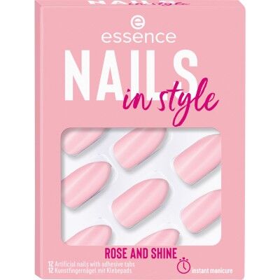 Uñas Postizas Essence Nails In Style 12 Piezas Nº 14-rose and shine