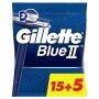 Maquinillas de Afeitar Desechables Gillette Blue II 20 Unidades