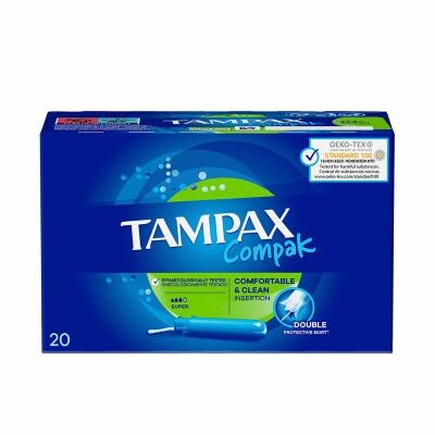 Tampons Super Tampax Compak 20 Unités