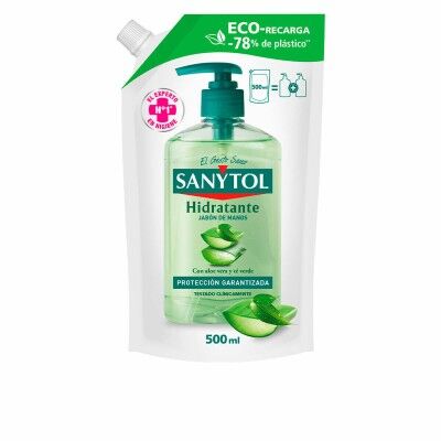 Jabón de Manos Sanytol Recambio Aloe Vera 500 ml
