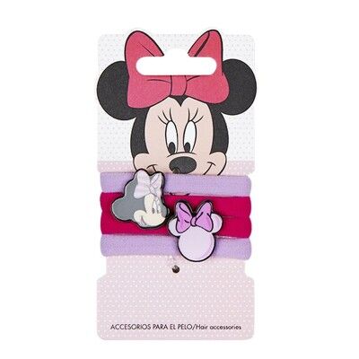 Coleteros Minnie Mouse 4 Piezas Multicolor
