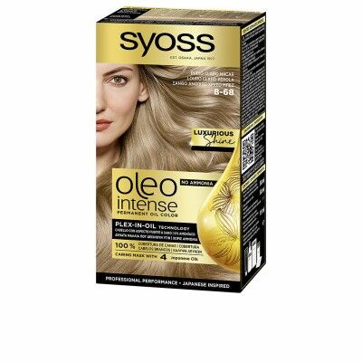 Permanent Dye Syoss Oleo Intense Ammonia-free Nº 8-68 Light Blonde