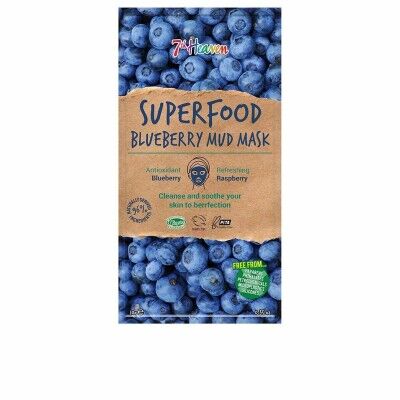 Gesichtsmaske 7th Heaven Superfood Antioxidans Blaubeere (10 g)