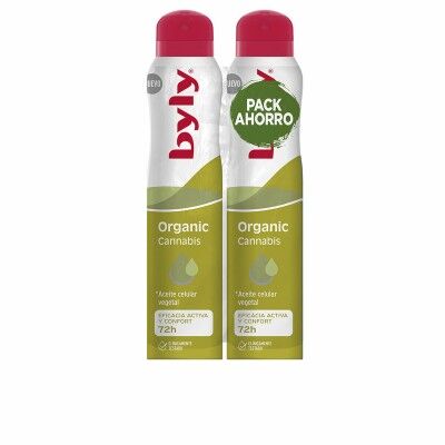 Spray déodorant Byly Organic Cannabis 2 Unités 200 ml