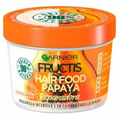 Masque réparateur pour cheveux Hair Food Papaya Garnier Fructis Hair Food (390 ml) 390 ml