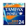 Pack of Tampons Pearl Super Plus Tampax Tampax Pearl (24 uds) 24 uds