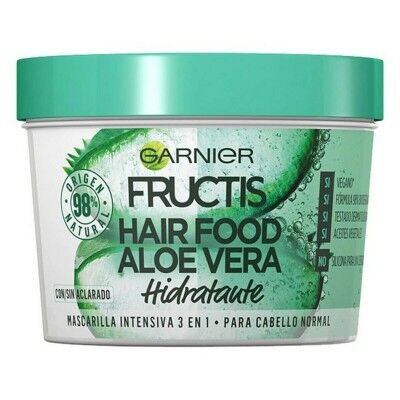 Mascarilla Capilar Fructis Hair Food Garnier (390 ml) Aloe Vera (390 ml)