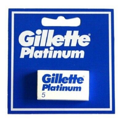 Recambio de Hojas de Afeitar Platinum Gillette Platinum (5 uds)