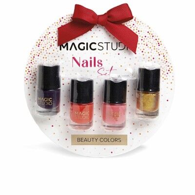 Set de Maquillaje Magic Studio Colorful Nails 4 Piezas