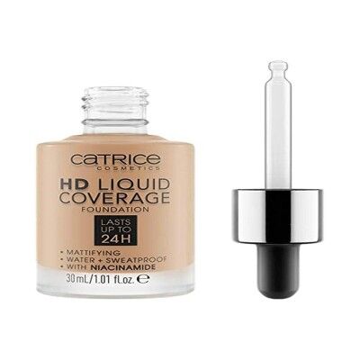 Fluid Makeup Basis Catrice HD Liquid Coverage Nº 050-rosy ash 30 ml