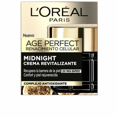 Crema de Noche Antiedad L'Oreal Make Up Age Perfect Revitalizante 50 ml