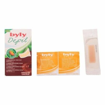 Facial Hair Removal Strips Byly Depil (12 Units)