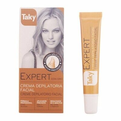 Crema Depilatoria Facial Taky Expert Oro (20 ml)