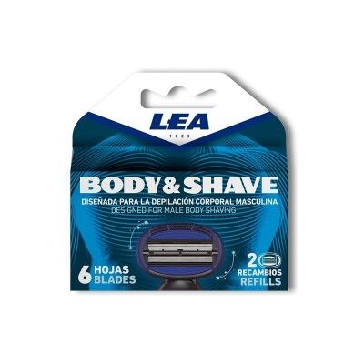 Ersatzklinge für Rasierer Lea Body Shave (2 uds)