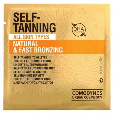 Lingettes Autobronzantes Natural & Fast Bronzing Comodynes Tanning