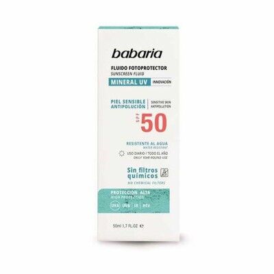 Protecteur Solaire Fluide Babaria Solar Mineral Uv Spf 50 50 ml