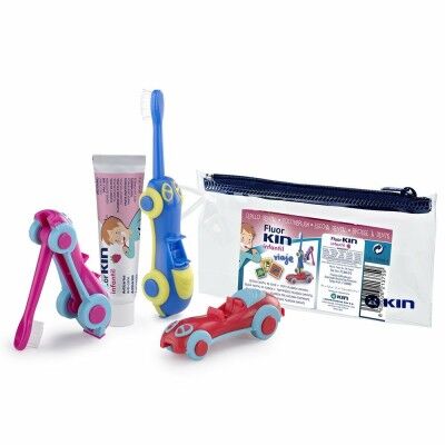 Set Mundpflege für Kinder Kin Fluorkin Auto (3 Stücke)
