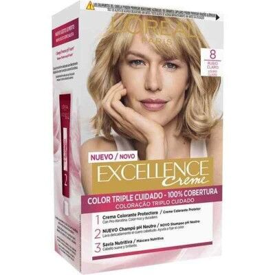 Dauerfärbung Excellence L'Oreal Make Up Helles Blond Nº 8