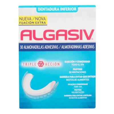 Cuscinetti Adesivi per Dentiere Algasiv ALGASIV INFERIOR (30 uds)