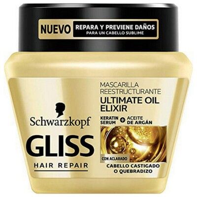Maschera alla Cheratina Ultimate Oil Elixir Schwarzkopf (300 ml)