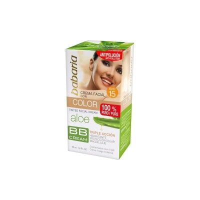 Crème hydratante effet maquillant Babaria Spf 15 50 ml SPF 15 (50 ml)