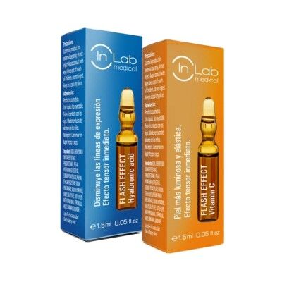 Ampoules Inlab Flash Effect Duo Hyaluronic Acid Vitamin C 15 ml (2 x 1,5 ml)