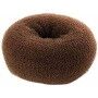 Doughnut Hair Bun Eurostil Relleno Moño Ø 4,5 cm Brown