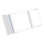 Espejo de Bolsillo Luz LED Blanco 1,5 x 9,5 x 11,5 cm (12 Unidades)