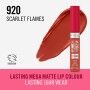 Labial líquido Rimmel London Lasting Mega Matte Nº 920 Scarlet Flames 7,4 ml