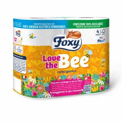 Papel Higiénico Foxy Love the bee (4 Unidades)