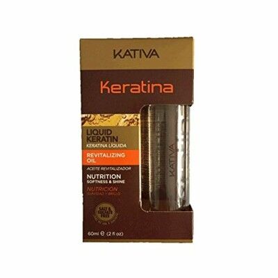Après-shampooing Keratin Liquid Kativa (60 ml)