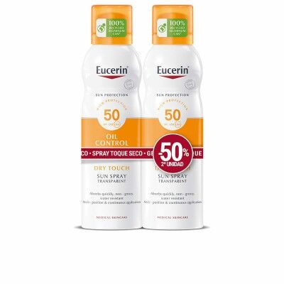 Body Sunscreen Spray Eucerin Sensitive Protect Dry 200 ml x 2